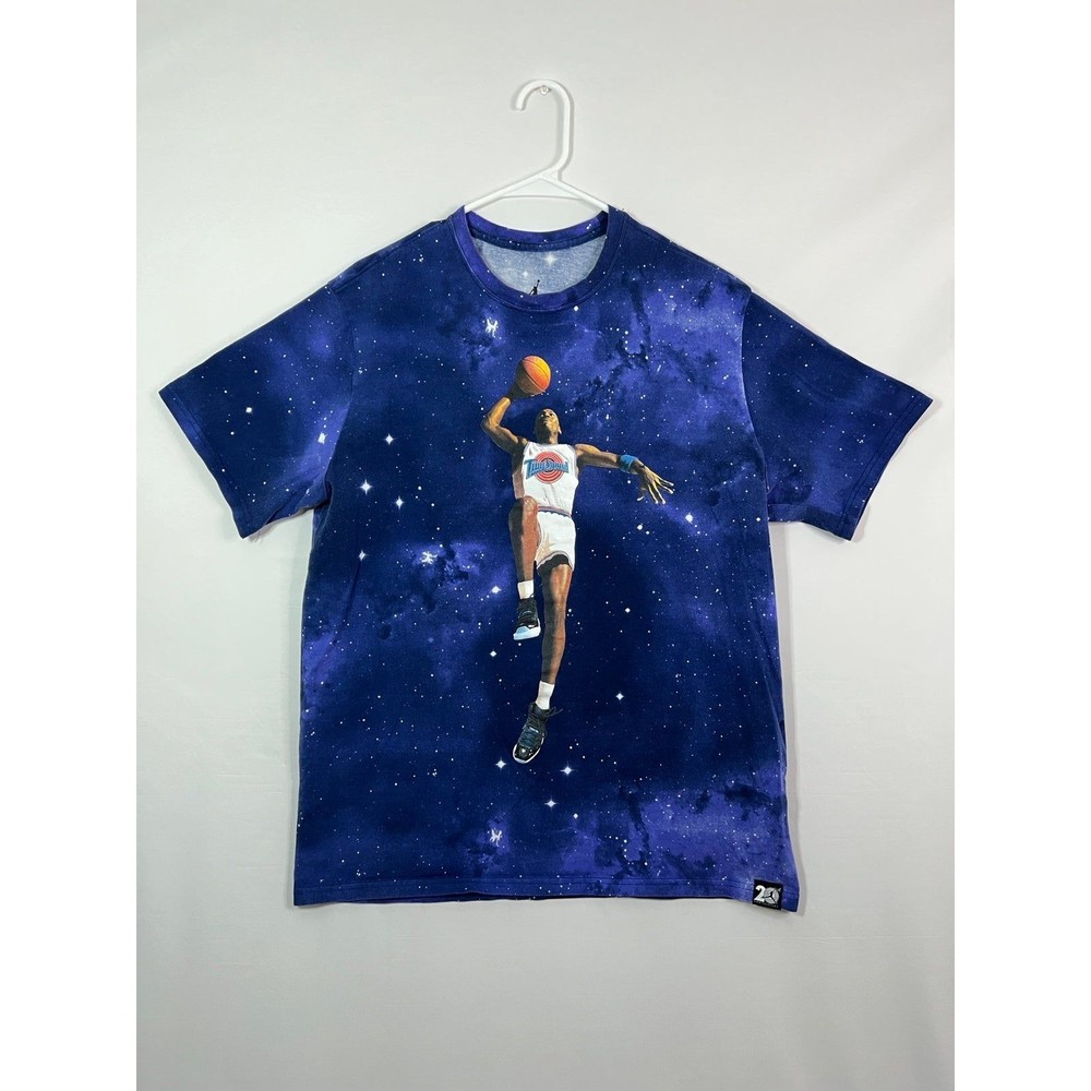 NIKE AIR JORDAN XI 11 SPACE JAM GALAXY 20th ANNIVERSARY SHIRT
